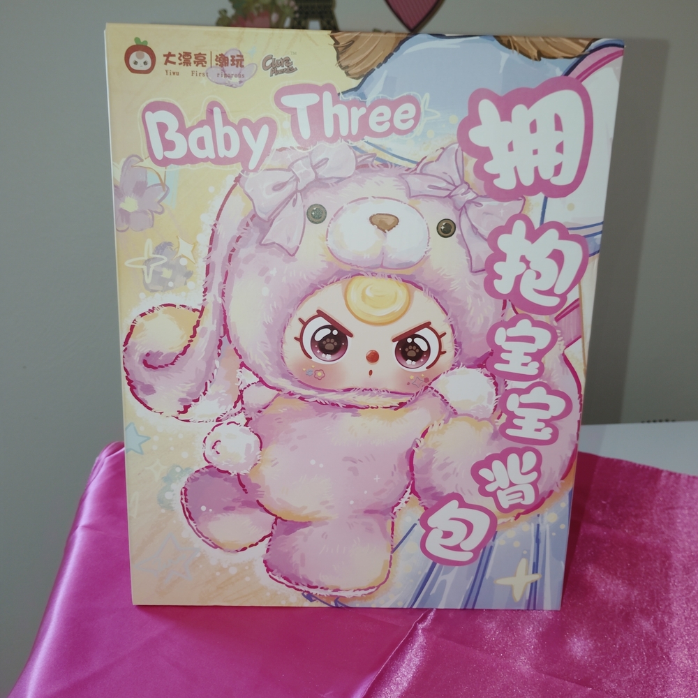 Baby Three 400% Hugging Baby Backpack Plush Blind Box.
